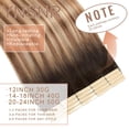thumbnail image 3 of Extensiones de cabello YNSNR con cinta adhesiva en cabello humano real de 60 cm, 3 of 6