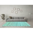 thumbnail image 3 of Ahgly Company Indoor Rectangle Abstract Light Blue Contemporary Area Rugs, 3' x 5', 3 of 4