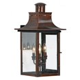 thumbnail image 1 of Quoizel Chalmers Large Wall Lantern in Aged Copper, 1 of 6
