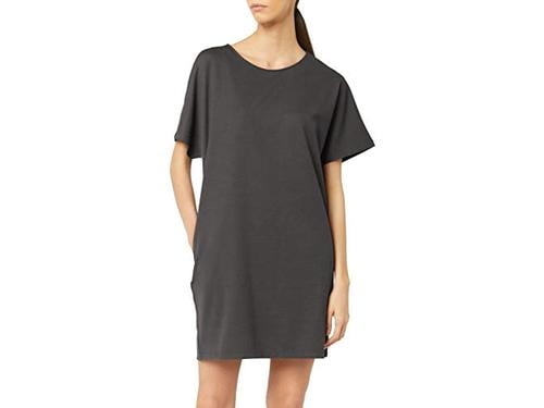 short sleeve shift dress with pockets