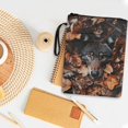 thumbnail image 3 of HELLHERO Notebook Wraps with Book Protection Polyester Fabric Books Sleeve with Waterproof for Hardcover Notebook Bible Journal Book Storage Bag Pocket, 3 of 8