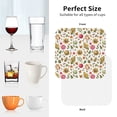 thumbnail image 6 of Kdxio Fall Fruits And Vegetables Funny Coasters,4 Pcs Leather Coasters,Housewarming Gifts,Protect Furniture from Water Marks Scratch and Damage, 6 of 6