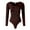 Coffee, variant on YABCSAZ Shapewear for Women Tummy Control Bodysuit Long Sleeve Seamless Body Shaper Underwear Waist Cincher Corset, Sculpting Snatched Waist Trainer Postpartum Support Shaper Thong Body Suit