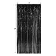 thumbnail image 6 of 6 Pack Beistle 1-Ply Party Gleam 'N Curtain - black, 6 of 9