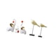 thumbnail image 5 of Esculturas de elefantes, figuras de cerámica, adornos de escritorio, estatuas de pájaros de madera, artesanías únicas de animales, adecuadas para la d, 5 of 8
