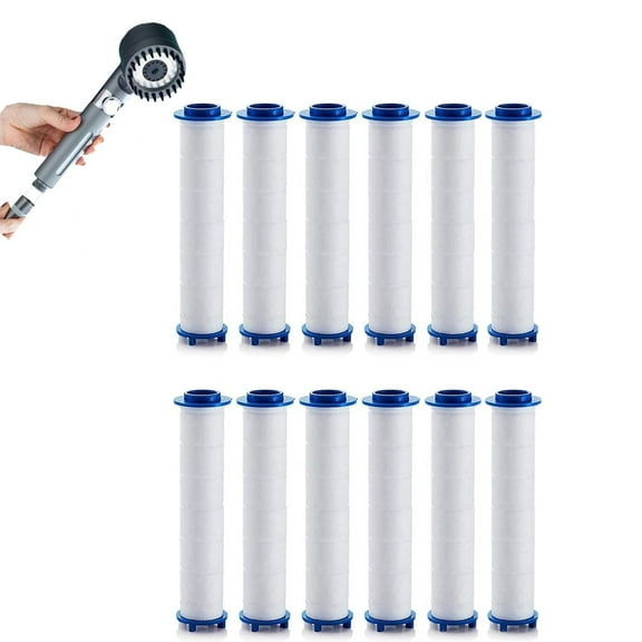 12Pcs Showerhead Filters, 3.7in Ion Shower Drops Head Filter, Shower Head With Handheld for Various Specifications Of Shower Heads