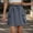 Grey, variant on Dpytoraw Summer 2025 New Elastic Waist Drawstring Tooling Skirt Hot Cool High Waist Design Sense A Word Short Skirt Women’s Leather Mini Skirt Black