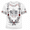 White, variant on We Will Never Forget 9/11 25th Anniversary Men's T-Shirt - Memorial Graphic Crew Neck Casual Top with Ornamental Art for Daily Wear Army Green L
