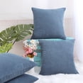 thumbnail image 4 of Unique Bargains Housse de Coussin Décorative à Rayures Maïs en Polyester, 4 Pcs, pour Sofa, 4 of 10