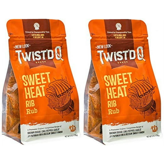 Twist'd Q - American Royal MDA05 Sweet Heat Rib Rub - 2 Pack