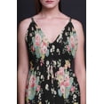 thumbnail image 2 of Bimba Floral Ladies Long Floral PrintÂ&nbsp;Dress Spaghetti Strap V Neck Maxi Beach Wear-XX-Large, 2 of 4