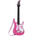 thumbnail image 4 of Walmart Exclusive Best Choice Products Kids Electric Guitar Toy w/ 6 Demo Songs, Microphone, Amp - Walmart Pink, 4 of 7