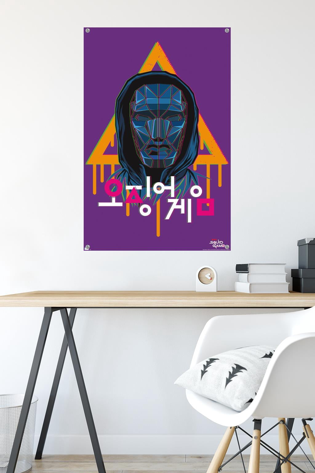 Netflix Squid Game - Front Man Wall Poster with Pushpins, 22.375" x 34"