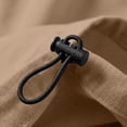 thumbnail image 5 of Axiiglly Cargo Shorts for Men Drawstring Elastic Waist Zipper Pockets Below Knee Twill Chino Hiking Shorts, S-2XL, 5 of 7