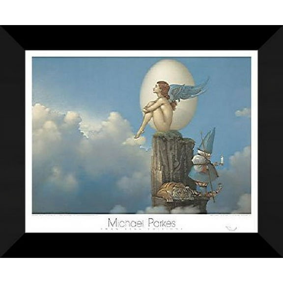 Michael Parkes Framed Art 24 x 20 "Magic Spring"