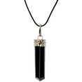thumbnail image 4 of Raw Black Tourmaline Crystal Healing Pendant Necklace, 4 of 7