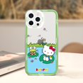 thumbnail image 4 of wangyu MINISO Sanrio Keroppi Phone Case For iPhone 11 12 Mini 13 14 15 Pro Max Transparent Shell, 4 of 7