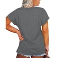 thumbnail image 4 of XCHQRTI Love Shirts for Womens Plus Size Graphic Tshirt Short Sleeve Valentine's Day Tee Oversized Casual Summer Tops, 4 of 5