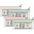 thumbnail image 1 of 4 Pcs Translucent Money Pouch Cash Envelopes for Budgeting, Money Bag with Zipper, Cosmetic Bag, Pencil Case, Plastic Zipper Wallet for Cash, Money, Check (4 Colors, 10 * 18.5 cm), 1 of 8