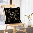 thumbnail image 5 of LALILO Throw Pillow Covers Gold Floral Ornament Baroque Golden Cushion Cover 18" x 18", 2 Pack, 5 of 6