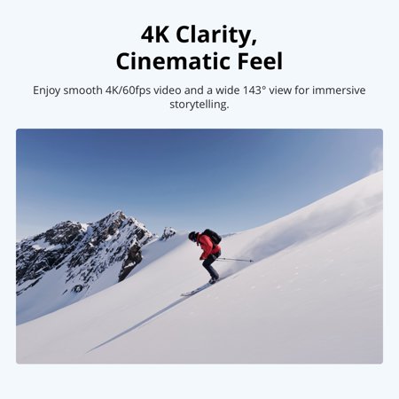 ウェアラブルカメラ アクションカメラ DJI Osmo Nano スタンダードコンボ（128GB）1/1.3インチセンサー 超軽量52g 防水 4K 強力手ブレ補正 保証2年 Care Refresh