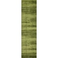 thumbnail image 1 of Unique Loom Del Mar Collection Contemporary Transitional Runner Rug, 2 Feet 7 Inch x 10 Feet, Green/Olive, 1 of 4