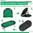thumbnail image 4 of AVAWING 30" Upgraded Foldable Poker Table for 8 Players Storage Bag Included No Assembly Required, 4 of 8