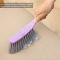 thumbnail image 4 of Mini Dustpan and Brush Set Plastic Lightweight for Cleaning Keyboard Desktop (Purple), 4 of 10