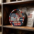 thumbnail image 7 of Miwamany Patriotic Layered Wooden Decor Statue, Independence USA Flag Fireworks Tabletop Ornament, 4th of July Shelf Home Decoration for Living Room Mantel, 7 of 7