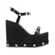 thumbnail image 2 of Sandalia De Plataforma Con Estoperoles Para Mujer Cabra Negro Platonia  EUGENIA-04-NEGRO, 2 of 8