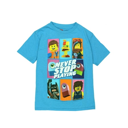 Lego Movie 2 The Second Part Boys Girls Short Sleeve Tee (Best Second Hand Clothing Websites)