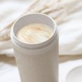 thumbnail image 5 of Ludlz 500ml Portable Wheat Straw Dual Wall Handle Insulated Bottle Mug Coffee Tea Cup, 5 of 7