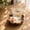 Brown, variant on Viflosae Wooden Serving Tray for Living Room Coffee Table Snack Fruit Storage and Organization