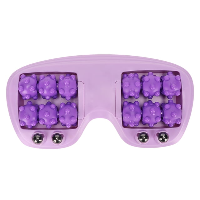 Foot Massager Roller, Dual Foot Massager Roller 2 In 1 Promote Blood Circulation For Office Purple,Green