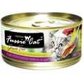 thumbnail image 2 of Fussie Cat Premium Grain-Free Canned Wet Food Variety Bundle - 2.8 Oz. - Tuna with Chicken, Tuna with Shrimp, Tuna with Oceanfish, Tuna with Salmon, Tuna with Mussels, and Tuna with Prawns 12 Pack, 2 of 8