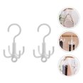 thumbnail image 2 of MasteelfCA 2pcs Multi-purpose Hanger Home Hanger Clothes Hanger Laundry Rack (White), 2 of 8