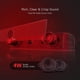 thumbnail image 5 of Barra de sonido de escritorio Redragon GS560 RGB 2.0 Canal Negra, 5 of 9
