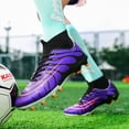 thumbnail image 4 of Zapatos de fútbol profesionales para hombre, botas de entrenamiento de tobillo, transpirables, de alta calidad, TF/FG, para exteriores, Unisex, 4 of 5