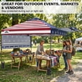 thumbnail image 3 of EAGLE PEAK 17" x 10" American Flag Pop up Instant Outdoor Canopy, 3 of 11