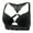Black, variant on Women's Bra Seamless Push Up Solid Color No Underwire Comfortable Adjustable Straps Perfect Shape Support Everyday Wear