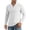 White, variant on JIAYUE Men's T Shirt Long Sleeve Half Zip Collar Solid Color Casual Athletic Tops Loose Fit Breathable Everyday Comfortable Wear For Training And Outdoor Playing