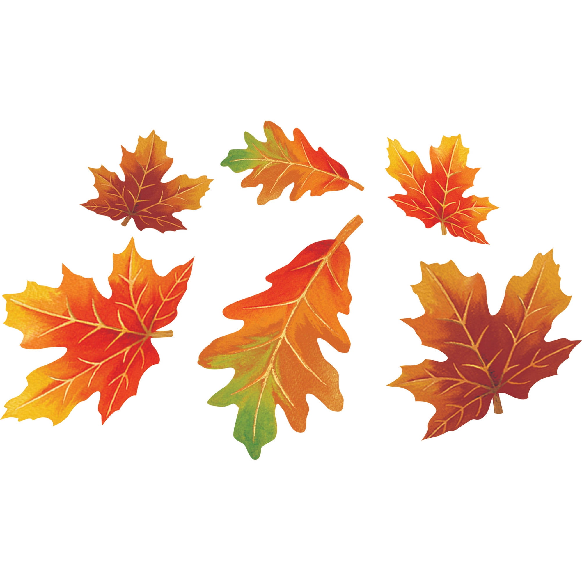 Paper Leaves Decoration Assortment, 12Pack