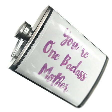 

NEONBLOND Flask You re One Badass Mother Mother s Day Purple Watercolor