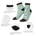 thumbnail image 5 of Naloa Cute Dogs Corgi Ankle Socks for Women Non Slip Socks No Show Socks Classic Low Cut Casual Socks Casual Socks, 5 of 7