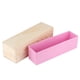 thumbnail image 1 of Molde De Jabón Conveniente Portátil, Molde De Caja De Jabón, Para El Hogar De Bricolaje YLSHRF Caja Silicona Rosa + Caja Madera, 1 of 8