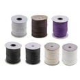 thumbnail image 1 of 170M/Roll Fil de Fil de Fil de Fil de Coton Ciré Cordon de Coton Bijoux DIY 1.5mm Bleu Foncé, 1 of 9