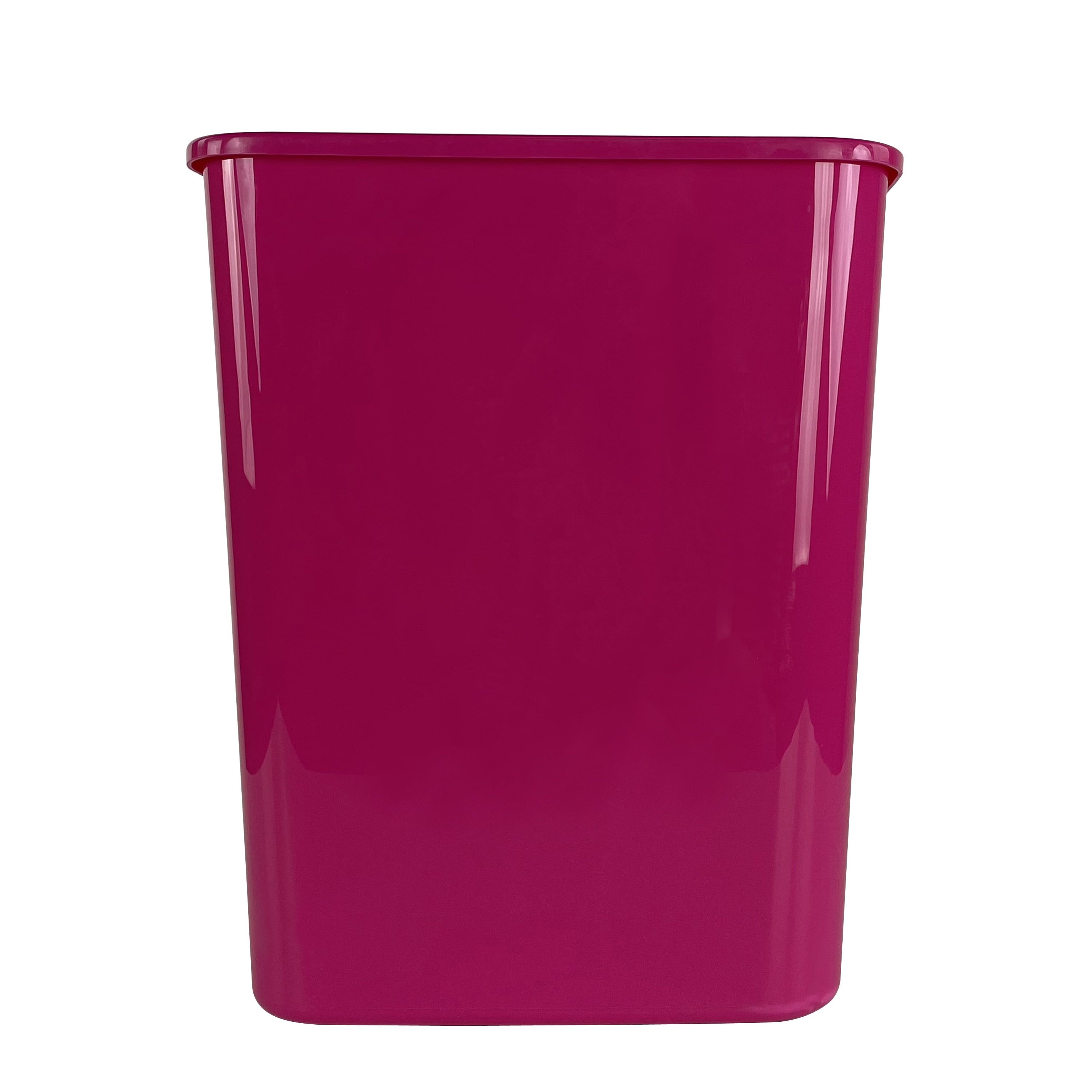 Eco Tech 5.5 gal Plastic Open Top Kitchen Trash Can, 6 Pack, Pink