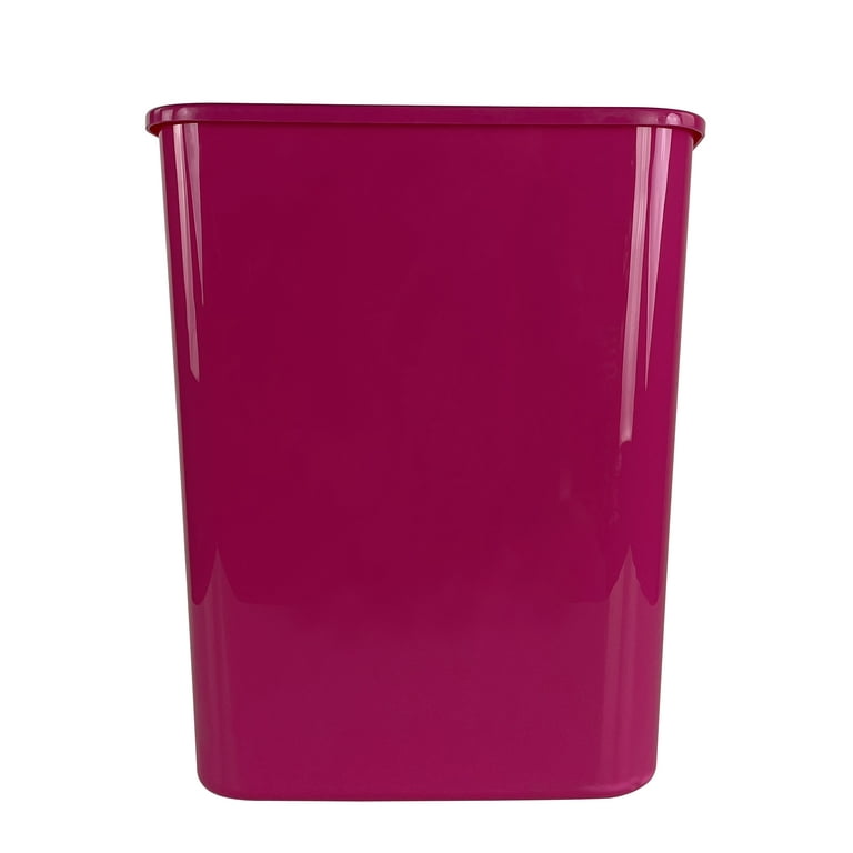 Eco Tech 5.5 Gal Plastic Open Top Kitchen Trash Can, 6 Pack, Pink, Size: 5.5 gal.