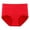 Red, variant on Daznico Womens Underwear - Women Solid High Waist Plus Size Underwear Ｍenstrual Pants Pure Cotton Underwear Menstrual Underwear - Panties for Women,Color:Light Purple,Size:L