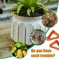 thumbnail image 3 of Large Pot Risers for Outdoor Indoor Planters Triangular Plant Pots Feet Outside Invisible Flower Pot Toes Stand Lifter for Drainage & Airflow (), 3 of 7